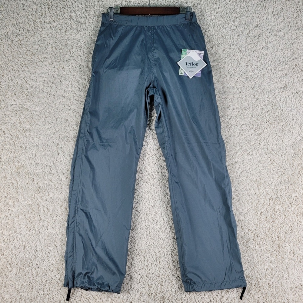 Kerrits Flying Change Pant Size Medium Blue Hydrolite Water Resistant Teflon NEW